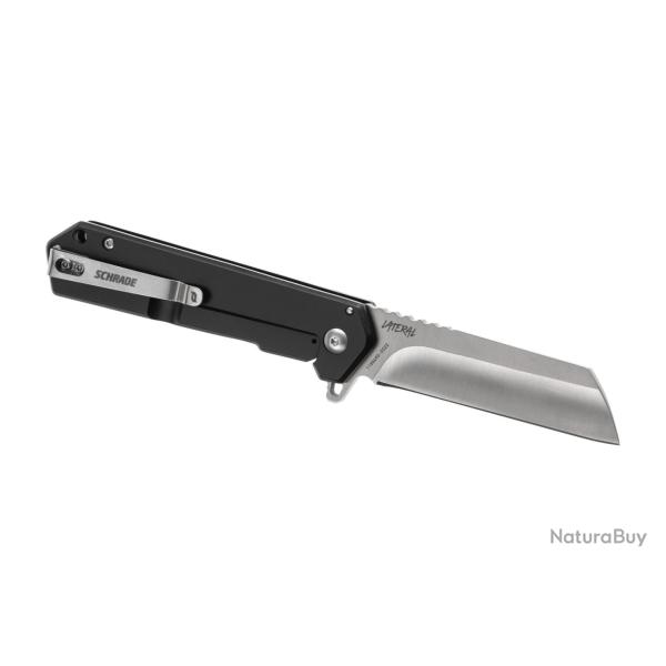 Couteau Lateral Folder Noir - Schrade Inox
