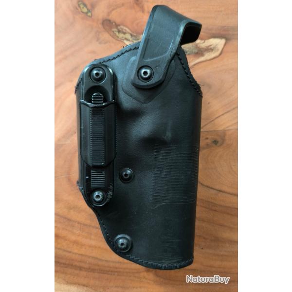 Etui haut droitier GK double s�curit� Manurhin MR88 / F1 / X1 pour revolver 3 pouces