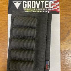 Liquidation! Cartouchi&egrave;re de crosse Noire Grovtec Calibre 12 neuf