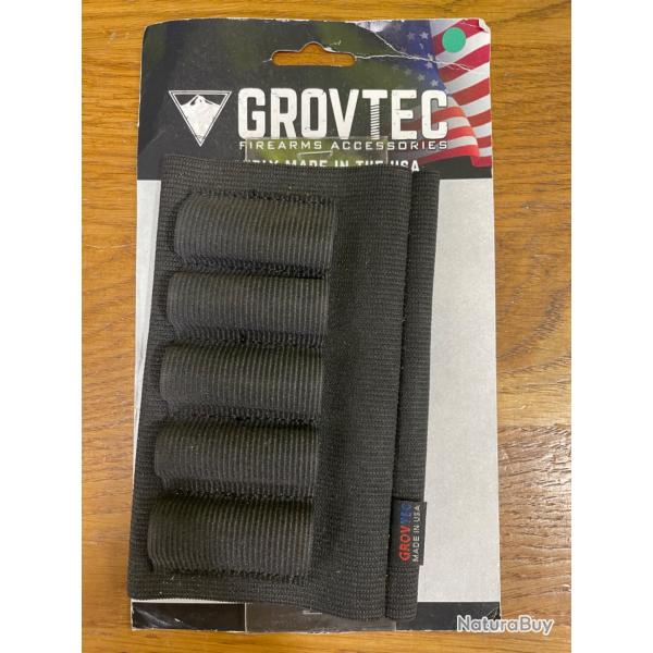 Liquidation! Cartouchi�re de crosse Noire Grovtec Calibre 12 neuf