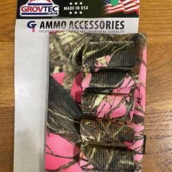 Liquidation! Cartouchi&egrave;re de crosse rose Camo Calibre 12 Grovtec neuf