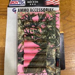 Liquidation! Cartouchi&egrave;re de crosse Carabine rose Camo Grovtec neuf