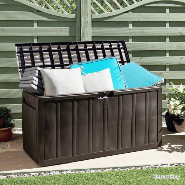 Bo�te � coussins Marron 117x45,5x57,5 cm 270 L