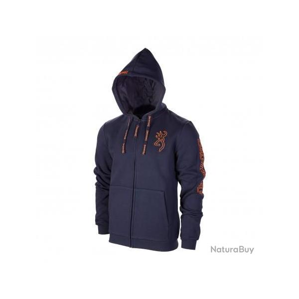 Veste ZIPPE BROWNING SNAPSHOT BLUE M