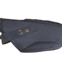 Holster noir pour droitier  force de l'ordre anglaise/police militaire  en toile cordura