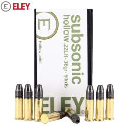 BOITE DE .22LR SUBSONIC HOLLOW X50 - ELEY