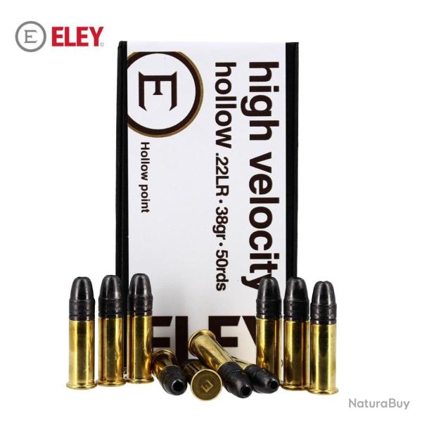 BOITE DE .22LR HIGH VELOCITY HOLLOW X50 - ELEY
