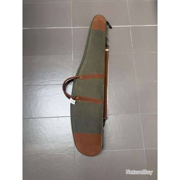 Tr�s jolie housse/fourreau pour carabine en cuir synthetique avec poign�e et sangle