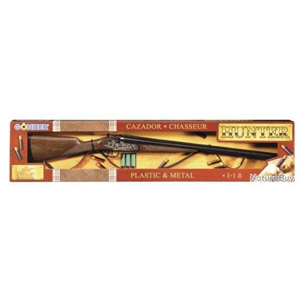 Pack fusil juxtapos� � amorces MOD.Hunter Gonher