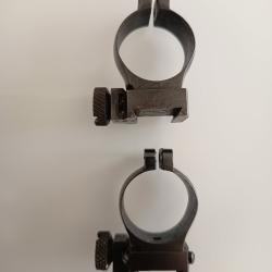 Montage lunette vintage 1930/1960 26 mm sur rail 11 mm type Mauser ww2