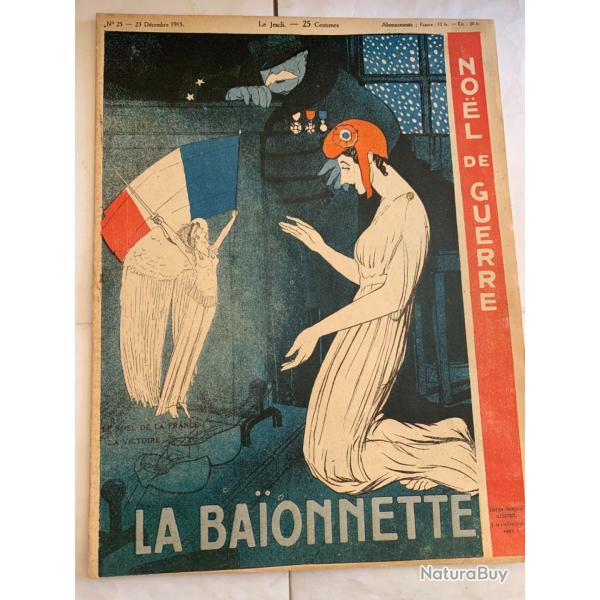 La ba�onnette N* 25 23 d�cembre 1915 Revue Satirique