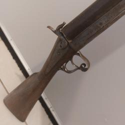 /Cat.D/ Fusil de chasse ancien &agrave; broches