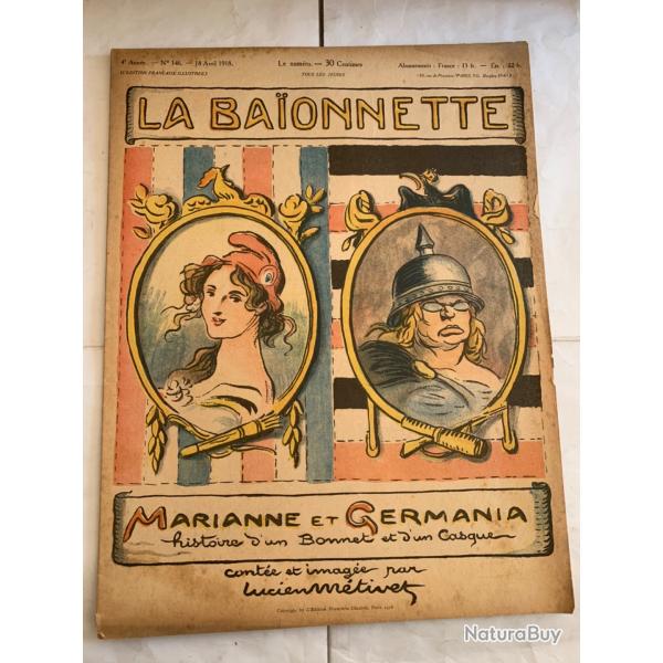 Revue satirique La Ba�onnette du18 Avril 1918