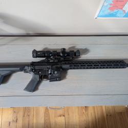 Schmeisser SP15 Calibre .222 Remington - AR-15 Cat&eacute;gorie C + Vortex Strike Eagle.