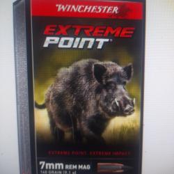 Winchester extr&ecirc;me point 7mm rem 140gr 9.07g 20 munitions