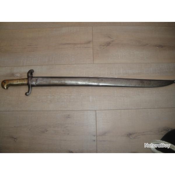 BAIONNETTE MODELE 1842/59 EN ASSEZ BON ETAT