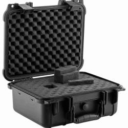 Mallette &eacute;tanche medium noire IP55 avec mousse protectrice