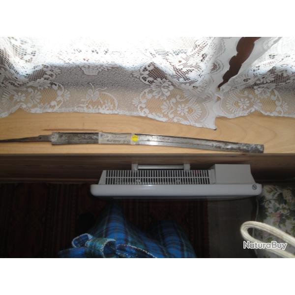 LAME DE BAIONNETTE CHASSEPOT RECOUPEE