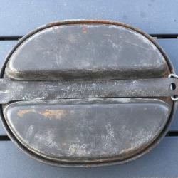 Gamelle r&egrave;glementaire US ARMY - WW2   EN ACIER  FOLEY MFG.CO M-1943