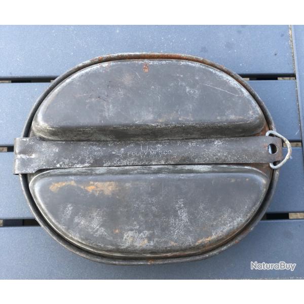 Gamelle r�glementaire US ARMY - WW2   EN ACIER  FOLEY MFG.CO M-1943