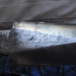 LAME DE GLAIVE Mle 1831 RECOUPE