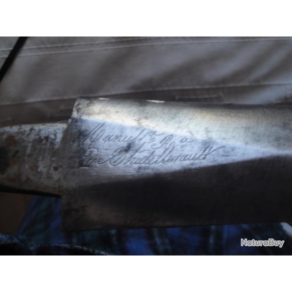 LAME DE GLAIVE Mle 1831 RECOUPE