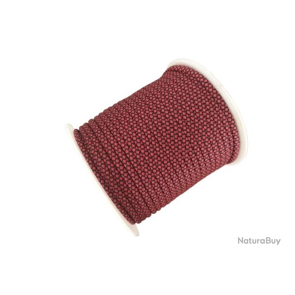 Paracorde - Grille rouge - 50m