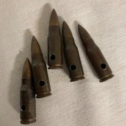 Lot de 5 Cartouches originales stg 7,92x33 sturm