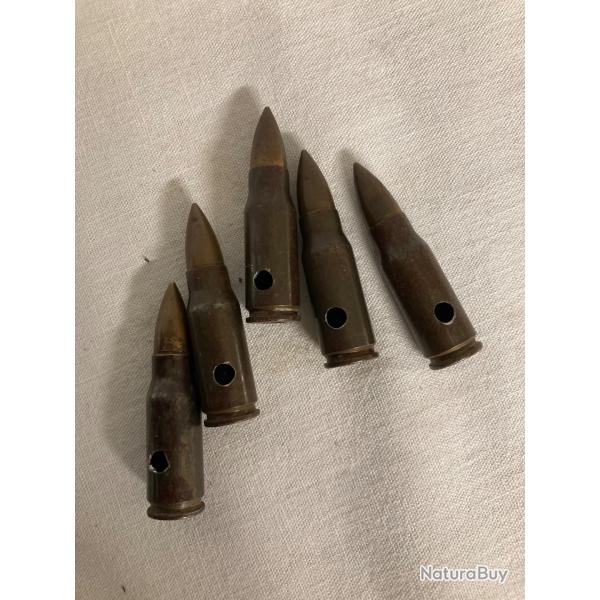 Lot de 5 Cartouches originales stg 7,92x33 sturm