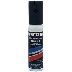 Bombe lacrymog&egrave;ne 25ml &agrave; clapet - Gel Poivre "Le Protecteur"