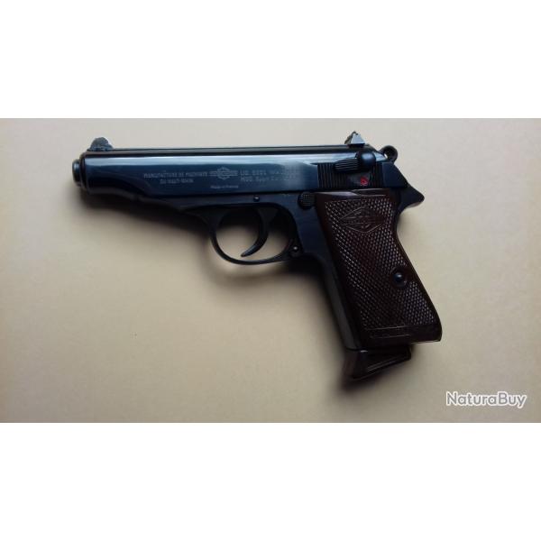 PISTOLET MANURHIN PP 22 LONG RIFLE SOUS LICENCE WALTHER  AVEC 2 CHARGEURS