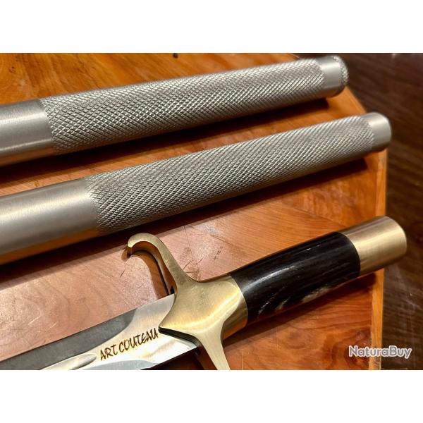 Epieu de chasse ARTCOUTEAU - Qualit� Sup�rieure - Plus Robuste. Mod Corne (4)