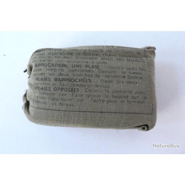 PANSEMENT INDIVIDUEL ARMEE FRANCAISE MLE 1949 DATE 1954 INDOCHINE ALGERIE INDO