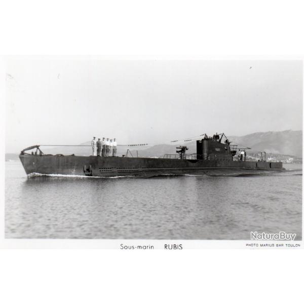 Carte postale Sous-marin RUBIS -N�7307