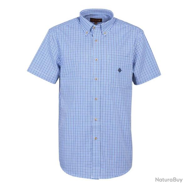 CHEMISETTE HOMME GRAND VOILE BLANC BLEU - XL - IDAHO