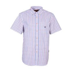 CHEMISETTE ROAD BLEU ROUGE - XL - IDAHO