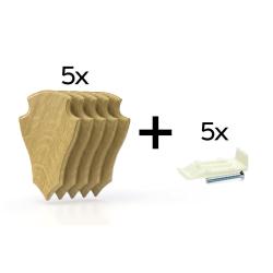 KIT ECUSSSON POINTU CHEV+ PINCE X5 CLAIR - EUROHUNT