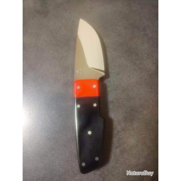 Skinner MG manche micarta Lame poli miroir, tranchant rasoir !!