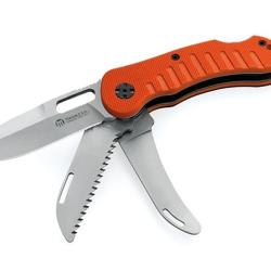 DESTOCKAGE - COUTEAU DE CHASSE MASERIN JAGER 3P G10 ORANGE