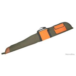DESTOCKAGE - ETUI FUSIL CHORSIN 130 CM VERT ET ORANGE AVEC POCHE