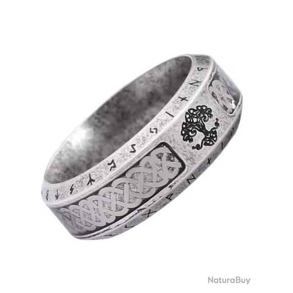Bague nordique Arbre de Vie - style celtique et viking
