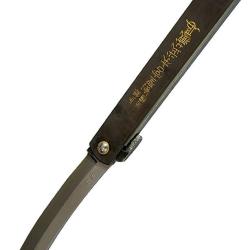 Couteau &laquo; Higonokami &raquo; noir &agrave; personnaliser