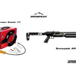 Carabine PCP SNOWPEAK AP900B Cal. 5,5 mm Bouteille en aluminium !! + COMPRESSEUR