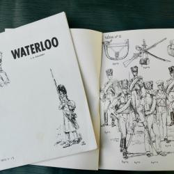 Brochure illustr&eacute;e "WATERLOO" - L. de Beaufort - Planches uniformologiques Empire