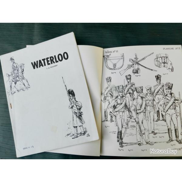 Brochure illustr�e "WATERLOO" - L. de Beaufort - Planches uniformologiques Empire