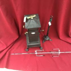 Tourne broche ancien m&eacute;canique dit capucin