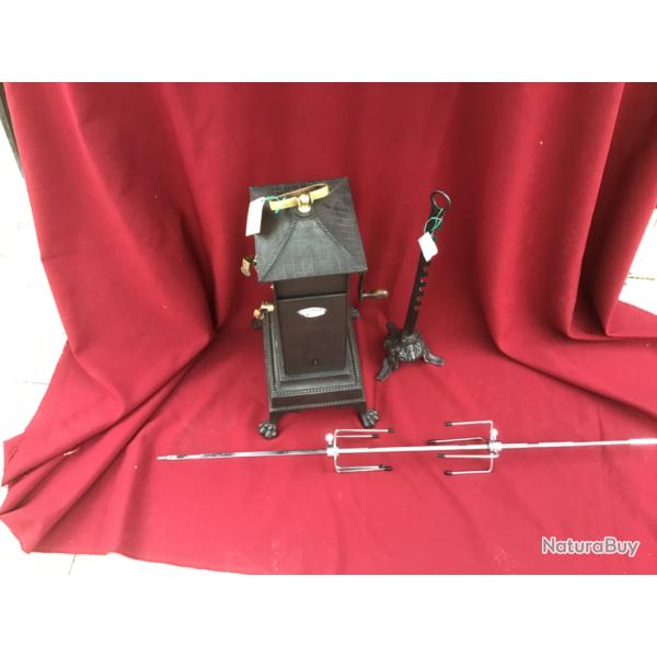 Tourne broche ancien m�canique dit capucin