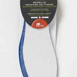 Semelle MEMOIRE DE FORME BI DENSITE