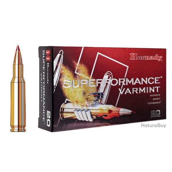 HORNADY cal.222 Rem V-max 50 grains - 3.2 grammes  X 20