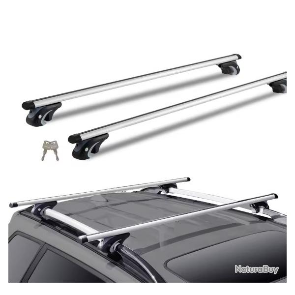 Barri�re transversale de galerie de toit r�glable en aluminium Barri�re transversale 200LBS Barres